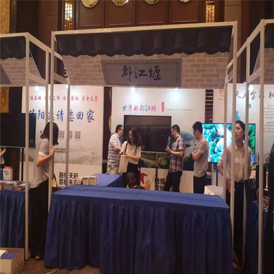 東莞鋁料展覽工廠 標準化展板布置與文藝創(chuàng)作的交融
